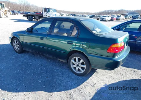 2000 Honda Civic Value Package z USA, uszkodzony, nr VIN 2HGEJ6618YH541005